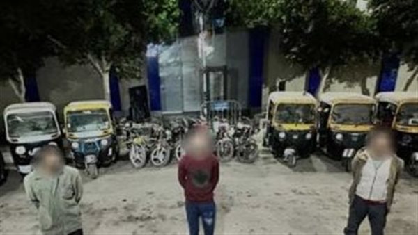 المتهمين والمضبوطات