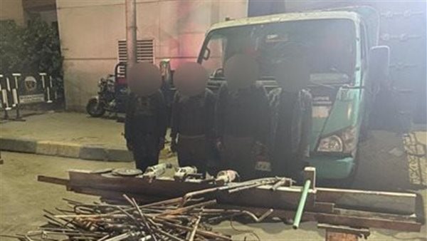 المتهمين والمضبوطات