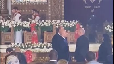 المسلماني وبكري يشاركان الأخوة الأقباط احتفالهم بعيد الميلاد المجيد بكاتدرائية ميلاد المسيح| بث مباشر 