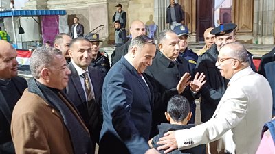 مدير أمن بورسعيد يتفقد محيط الكنائس لتأمين احتفالات عيد الميلاد المجيد