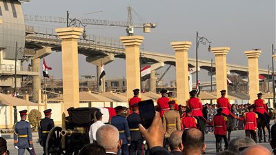 جنازة مهيبة لتشييع جثمان الراحل الفريق جلال الهريدي رئيس حزب حماة الوطن