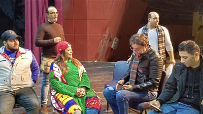 لقطات من بروفات مسرحية الملك وأنا لـ داليا البحيري | صور