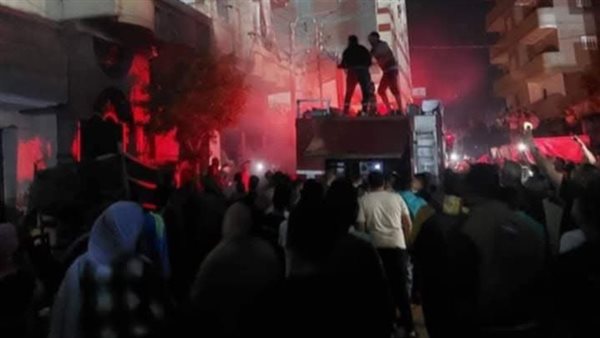 حريق شقة سكنية 