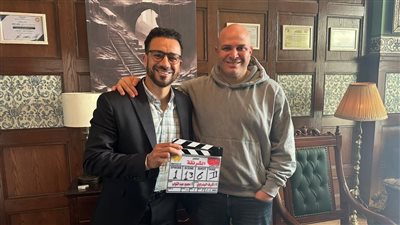 لقطات لـ أحمد داود من كواليس تصوير الشرنقة |صور