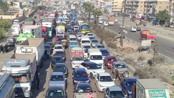 إغلاق الطريق بسبب