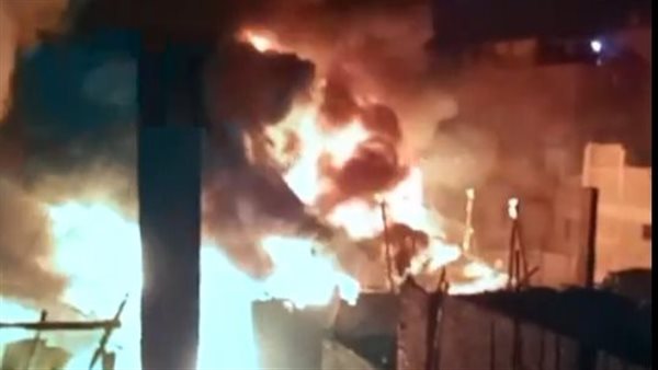 حريق منشأة ناصر 
