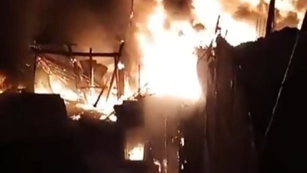 حريق منشأة ناصر 