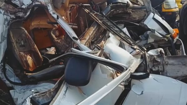 حادث تصادم بالمنوفية