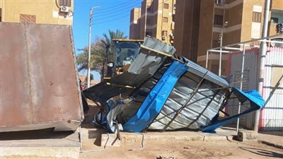 حملة مكبرة لإزالة الأكشاك المخالفة بحي الصداقة الجديد للقضاء على العشوائية