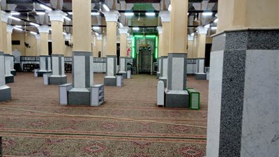 جهود مكثفة من الأوقاف لتعقيم وصيانة مسجد وضريح سيدي شبل بالمنوفية