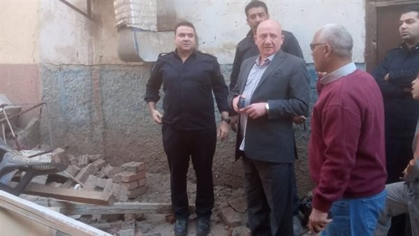 موقع المنزل المنهار