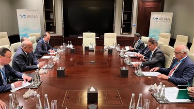 وزير الكهرباء يبحث مع مدير عام الوكالة الدولية للطاقة المتجددة التعاون في تدريب وتأهيل الكوادر