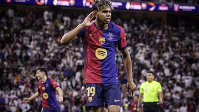 نتيجة مباراة ريال مدريد وبرشلونة في نهائي السوبر الإسباني.. البلوجرانا يتقدم برباعية بالشوط الأول