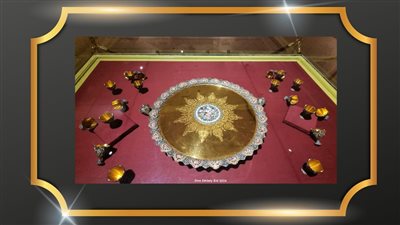 متحف المركبات الملكية يعلن عرض صينية من الذهب لـ الخديوي إسماعيل