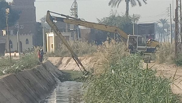 تطهير الترع بأسيوط