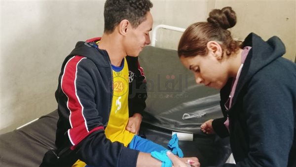 لاعب نادي ملوي الرياضي