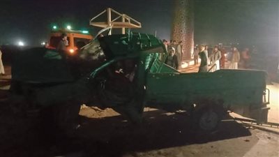 ننشر أسماء الوفيات والمصابين في حادث انقلاب سيارة ربع نقل بمطروح