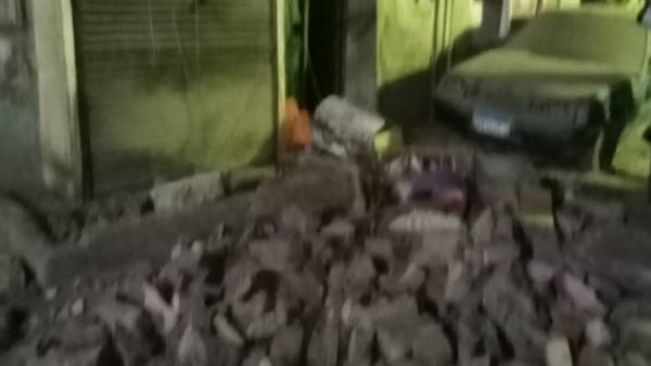 جانب من حطام المنزل