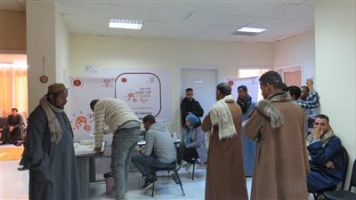 إجراء تحليل المخدرات للمستفيدين من مشروع أنت تقدر النسخة الثالثة بالأقصر