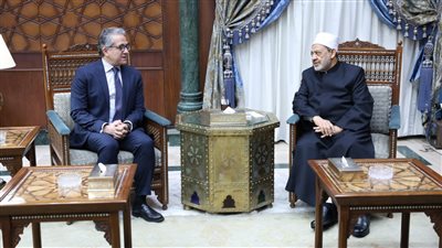شيخ الأزهر يستقبل الدكتور خالد العناني مرشح مصر لمنصب مدير عام اليونسكو