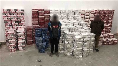 أمن الموانئ يحبط محاولة تهريب 47 ألف عبوة سجائر غير خالصة الرسوم الجمركية