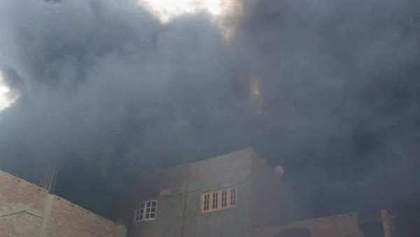 حريق بمصنع بلاستيك