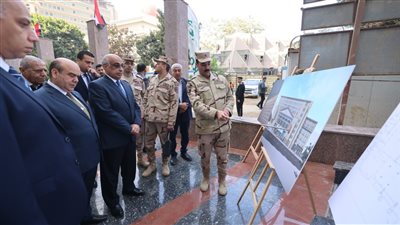 وزير العدل يتفقد أعمال التطوير والترميم لمجمع محاكم الجلاء| صور 