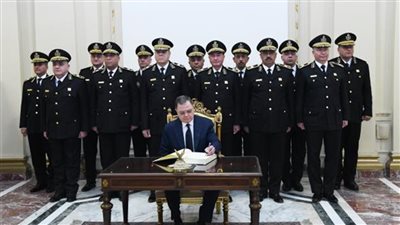 عازمون على إنفاذ القانون بكل حزم.. وزير الداخلية ومساعدوه يسجلون كلمة لـ السيسي بمناسبة عيد الشرطة