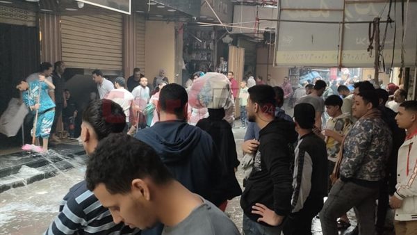 جانب من الحريق 