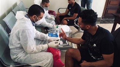 سلبية تحليل كورونا للاعبي أسوان استعدادًا لمواجهة الإنتاج الحربي