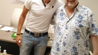 خالد الصاوي ومحمد سلام يتعاقدان على فيلم “للإيجار” (صور)