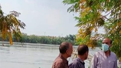 رئيس مدينة كوم حمادة ينفي غرق بعض الأراضي الواقعة على طرح النهر