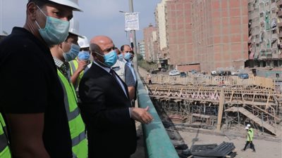 وزير النقل: أعمال تطوير توسيع الطريق الدائرى من 4 حارات فى كل اتجاه لـ8 حارات (صور)