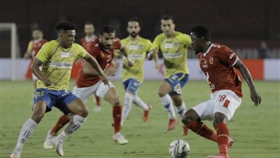 أجايي يسجل الهدف الأول للأهلي في شباك الترسانة بالكأس