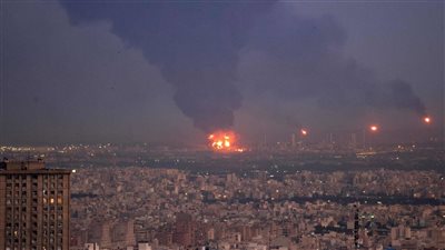 حريق في خزان نفط بالعاصمة الإيرانية طهران