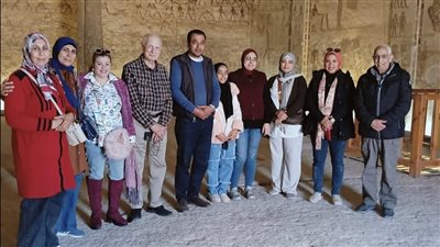 بدء أعمال البعثة الأسترالية في مقابر بني حسن الأثرية بالمنيا | خاص