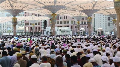 أكثر من 5 ملايين مصلٍ في المسجد النبوي خلال الأسبوع الماضي