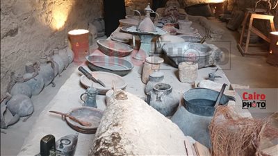 بها مقتنيات من 600 عام.. الصور الأولى لمائدة الطعام الأثرية بدير الأنبا بولا بالبحر الأحمر| صور 