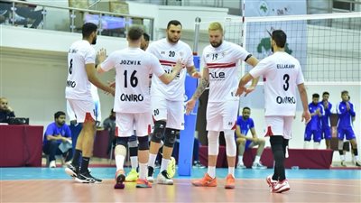 الزمالك يتأهل إلى نصف نهائي دوري الكرة الطائرة رجال 