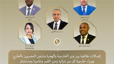 اتصالات مكثفة لوزير الخارجية مع عدد من نظرائه الأفارقة لبحث تعزيز التبادل التجاري