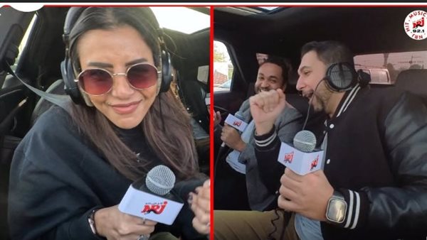 باسم كامل وسارة المنذر