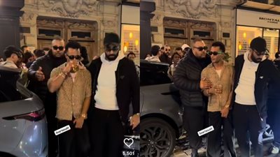 حالة غير طبيعية.. محمد رمضان يثير الجدل بـ ظهوره الأخير في باريس