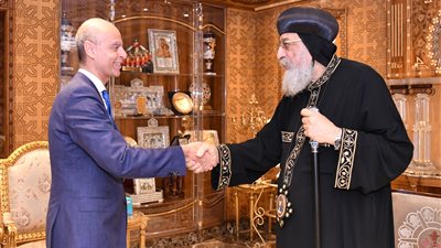 البابا تواضروس لسفير مصر بالفاتيكان: الكنيسة القبطية تمسكت بالإيمان المستقيم عبر العصور