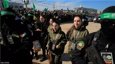 حماس: إطلاق سراح الأسرى الفلسطينيين سيتم غدا بالتزامن مع تسليم جثث الإسرائيليين