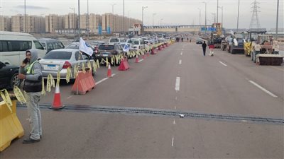 بدء إصلاح الطبقة الأسفلتية بمنطقة كوبري النوبارية بالإسكندرية غدًا