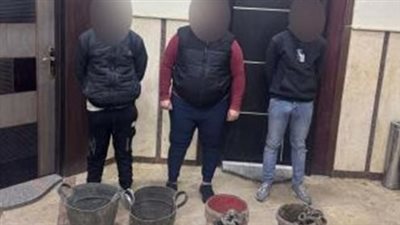 ضبط 3 أشخاص بتهمة التنقيب غير المشروع عن الآثار في القاهرة
