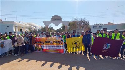 الوادي الجديد تستقبل 230 طالبا من متطوعي وحدات التضامن بالجامعات المصرية| صور