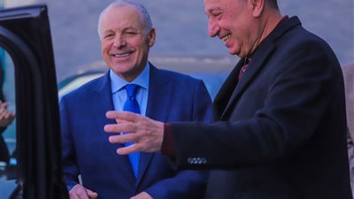 هاني أبو ريدة يصطحب الخطيب في جولة تفقدية بمركز المنتخبات الوطنية| صور 