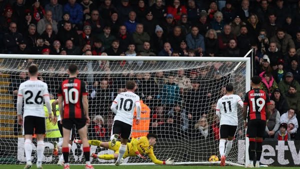 مباراة ليفربول وبورنموث