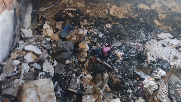 جانب من الحريق 